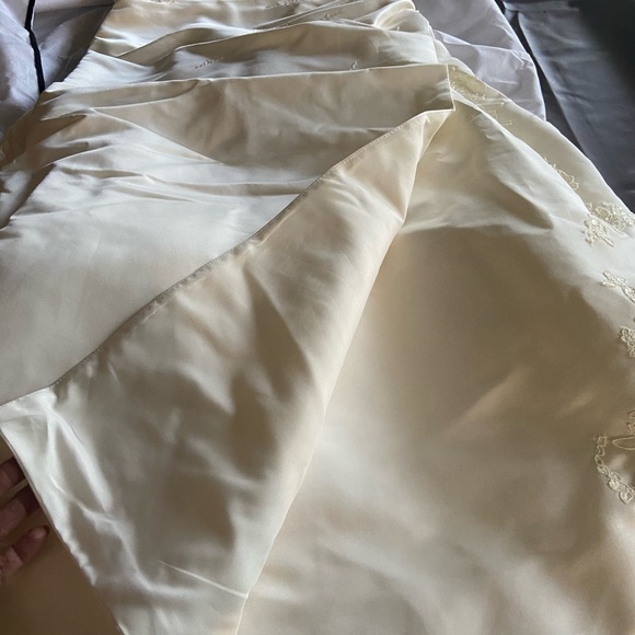 Wedding Gown plus size pearl cream - Picture 12 of 14